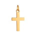 Gold color / 1 Piece Simple Series Cross Shape Stainless Steel  Gold Color Women's Pendants Picture2